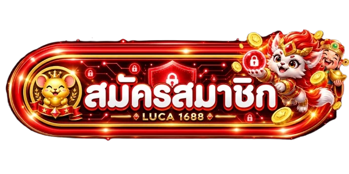 ปุ่มสมัครสมาชิกและทางเข้า Luca 1688